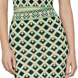 Diamond Knit Pencil Skirt